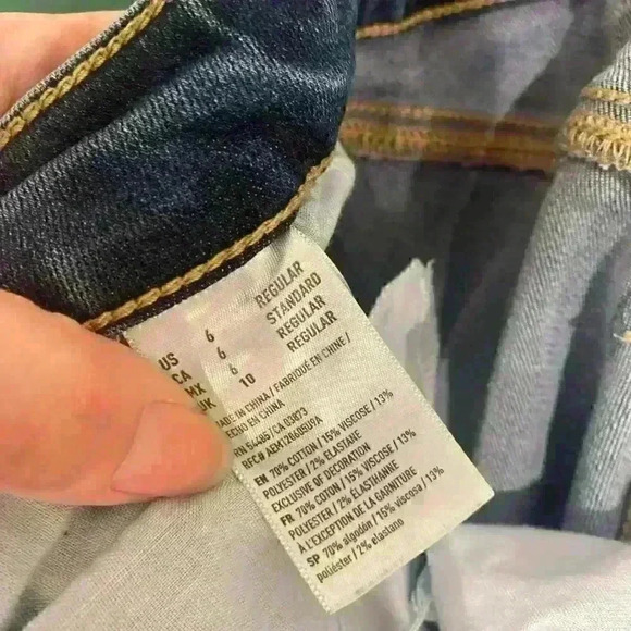 AMERICAN EAGLE | Jeggings Faux Back Pocket | Sz 6 Regular - Picture 6 of 7